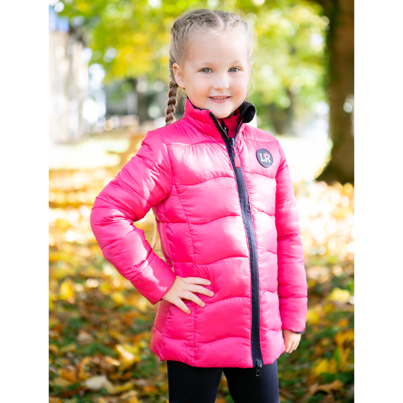 Little Rider Analise Reversible Padded Jacket - Navy/Pink-2